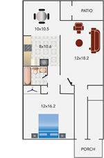 1 BEDROOM